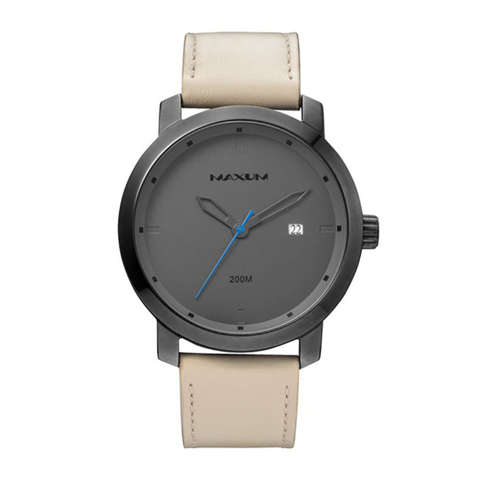 Blunt Gun Grey and Cream Analogue Watch - Maxum Watches Australia